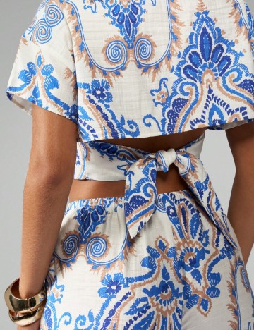 Cămașă cu m&acirc;necă scurtă Shein Missguided, mix culori