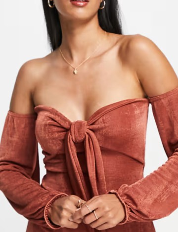 Rochie mini ASOS, cărămiziu