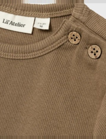 Bluză Lil Atelier, maro