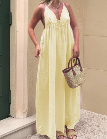 Rochie maxi Shein, galben