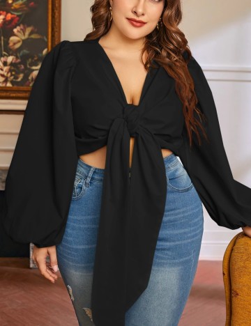 Cămașă Shein Curve+, negru