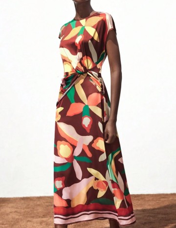 Rochie maxi Shein, mix culori