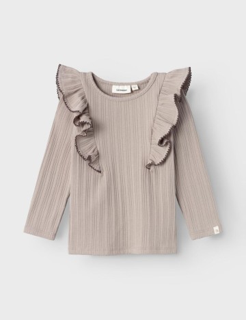 Bluză Lil Atelier, maro