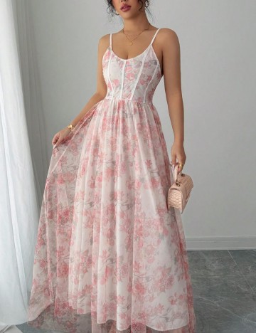 Rochie maxi Shein, alb