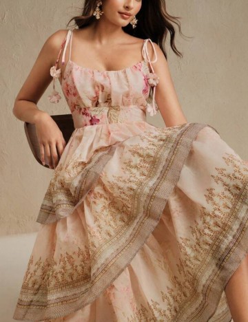 Rochie maxi Shein, mix culori