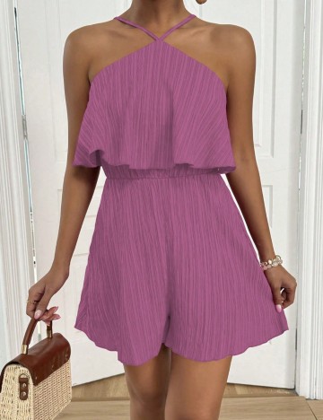 Salopetă scurtă Shein, mov