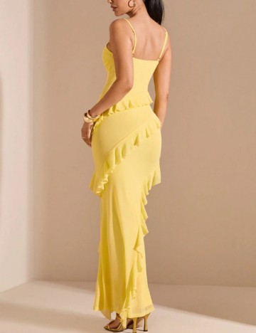 Rochie maxi Shein, galben