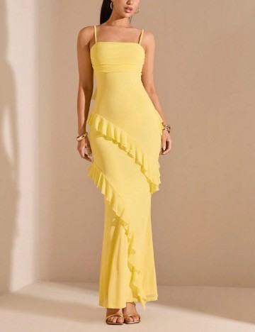 Rochie maxi Shein, galben