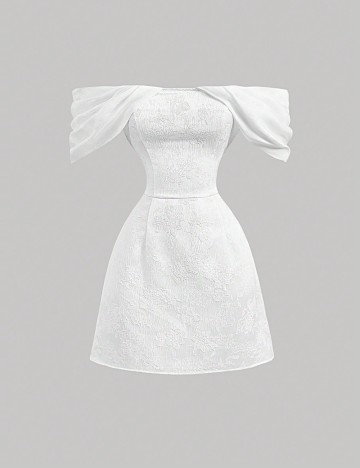 Rochie mini Shein, alb