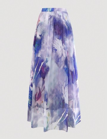 Fustă maxi Shein, mov