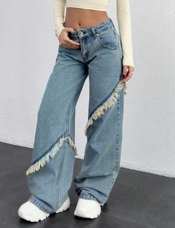 Jeans Shein, albastru