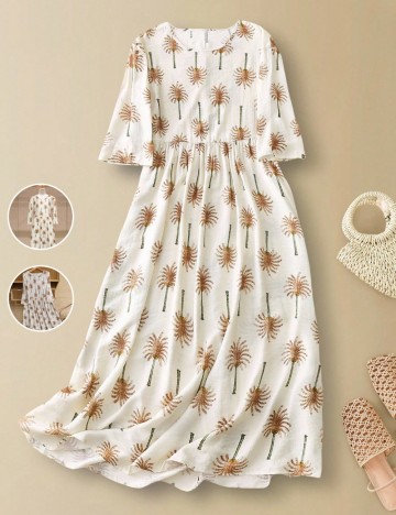 Rochie midi Shein, bej