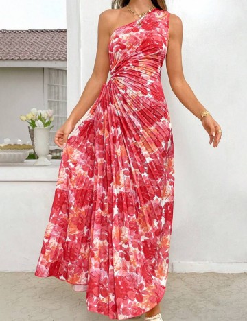 Rochie maxi Shein, mix culori