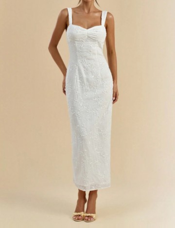 Rochie maxi Shein, alb