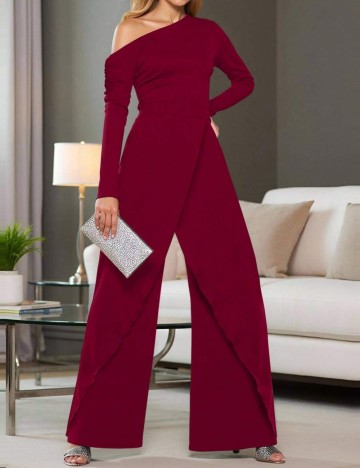 Salopetă lungă Shein, vișiniu