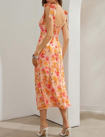 Rochie midi Shein, mix culori