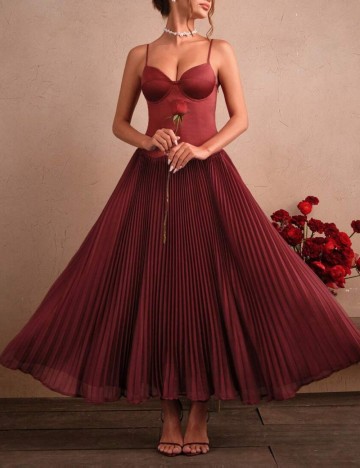 Rochie maxi Shein, maro