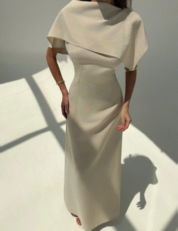 Rochie maxi Shein, bej