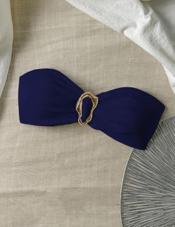 Sutien de baie Shein, albastru