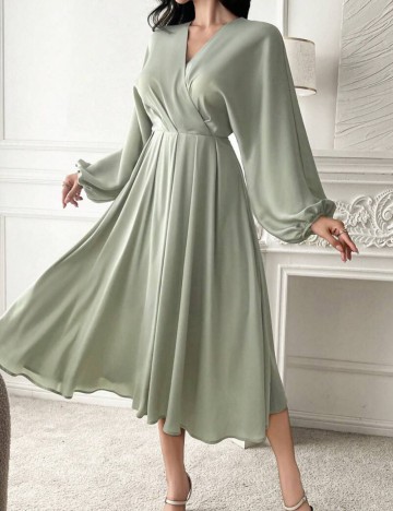 Rochie midi Shein, verde