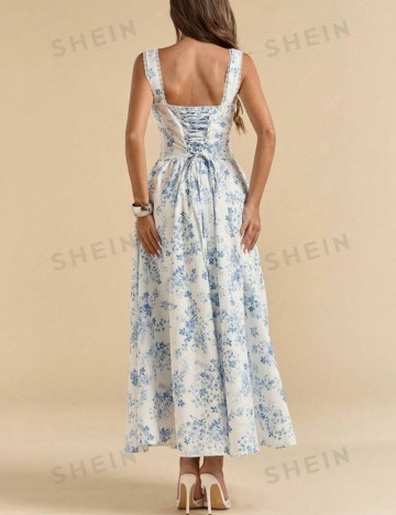 Rochie maxi Shein, mix culori