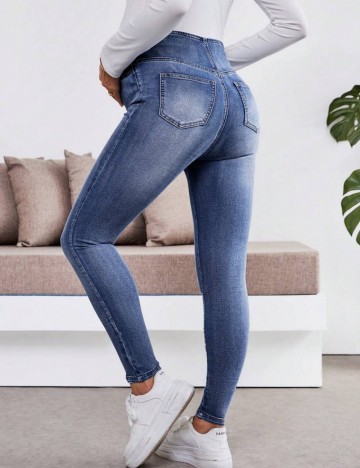 Jeans Shein, albastru