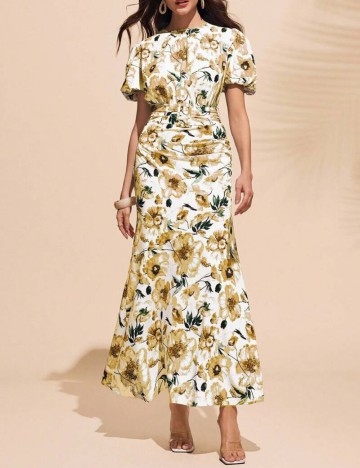 Rochie maxi Shein, mix culori