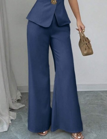 Pantaloni Shein, albastru