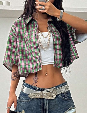 Cămașă Shein, mix culori