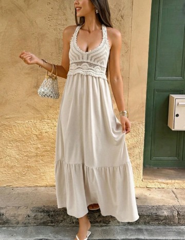 Rochie maxi Shein, bej