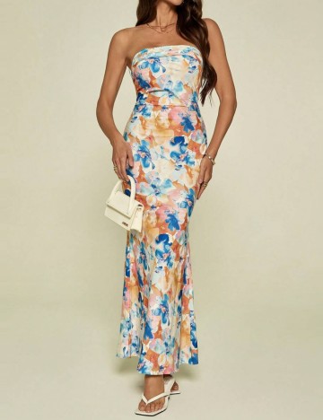 Rochie maxi Shein, mix culori