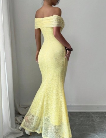 Rochie maxi Shein, galben