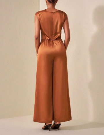 Salopetă lungă Shein, cărămiziu