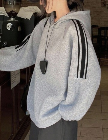 Hanorac Shein DAZY, gri