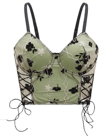 Corset Shein, verde
