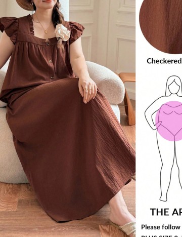 Compleu Shein Curve+, maro