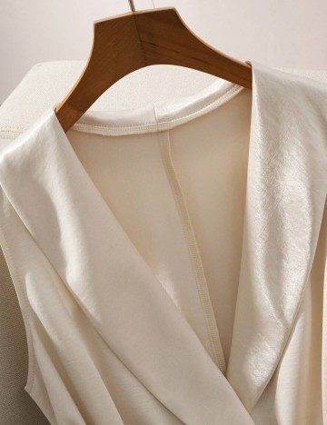 Rochie maxi Shein, crem