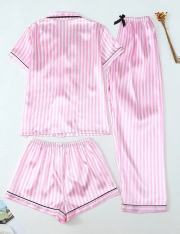 Compleu pijamale Shein, roz