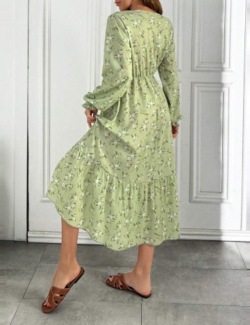 Rochie midi Shein, verde