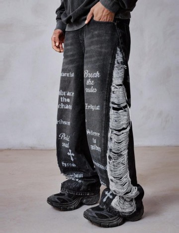 Jeans Shein Romwe, mix culori