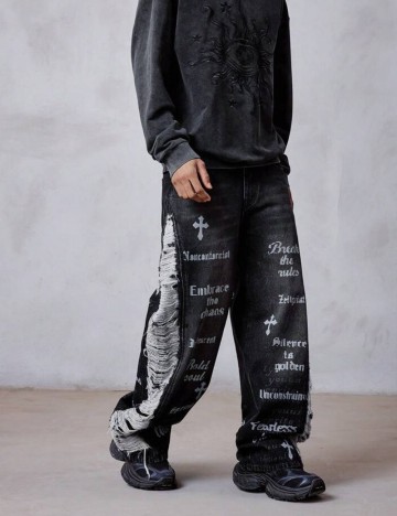 Jeans Shein Romwe, mix culori