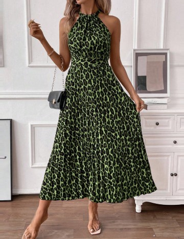 Rochie midi Shein, verde