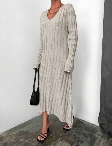 Rochie maxi Shein, bej