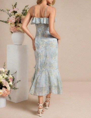 Rochie maxi Shein, mix culori