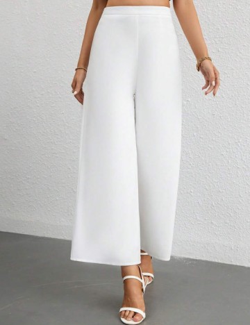 Pantaloni Shein, alb