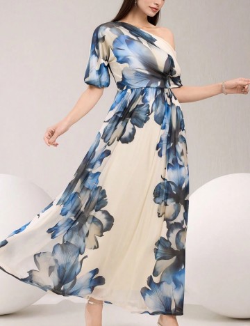 Rochie midi Shein, mix culori