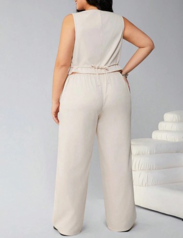 Compleu Shein Curve+, crem