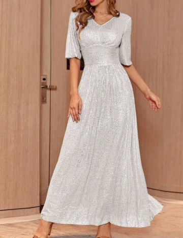 Rochie midi Shein, alb