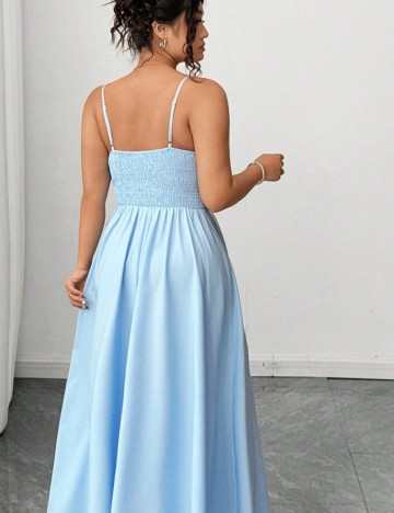 Rochie maxi Shein Curve+, albastru