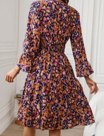 Rochie midi Shein, mix culori